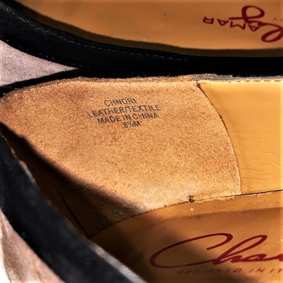 CHARLY AMAR Chnori Suede Bow Flats - Picture 7 of 8